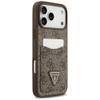 GUESS futerał do IPHONE 17 Pro Max GUHCP17XP4TPW (4G Double Card Triangle) złoty