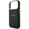 GUESS futerał do IPHONE 18 Pro/17 Pro kompatybilny z MagSafe (Saffiano Peony Ring) czarny