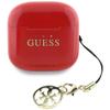 Słuchawki bezprzewodowe douszne Guess TWS Effect Printed Classic Logo & Charm czerwone