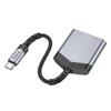 Adapter AUX 2w1 USB C do 2 x USB C Hoco 27W LS40 szary