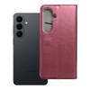 Etui z klapką na Samsung S26 PLUS Smart Magneto burgundowe