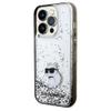 KARL LAGERFELD futerał do IPHONE 14 Pro Max KLHCP14XLKCNSK (Liquid Glitter C) transparentny