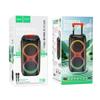 EOL HOCO głośnik bluetooth + 2 x bezprzewodowe mikrofony HA7 czarny