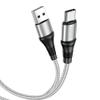 Kabel USB A do USB C Hoco 3A 1 m X50 szary