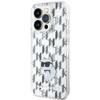 KARL LAGERFELD futerał do IPHONE 15 Pro KLHCP15LHNCMKLT (Monogram) transparentny