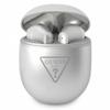 GUESS słuchawki bezprzewodowe bluetooth TWS + stacja dokująca GUTWST82TRS (Triangle Logo) srebrne