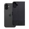 Etui z klapką na iPhone 16 PLUS Gomma Book czarne