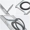 Etui na iPhone 13 PRO Frame Circle Stand zgodne z MagSafe czarne
