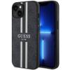 GUESS futerał do IPHONE 14 kompatybilny z MagSafe GUHMP14SP4RPSK (4G Printed Stripes) czarny