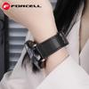 Pasek do Samsung Galaxy Watch Forcell F-Design FS20 magnetyczny skóra ekologiczna 22 mm czarny