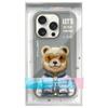 NIMMY futerał COOL&CUTE 2.0 Bear do IPHONE 16 Pro Max szary
