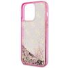 GUESS futerał do IPHONE 14 Pro GUHCP14LLC4PSGP (Liquid Glitter 4G Translucent) różowy