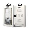 KARL LAGERFELD futerał do IPHONE 13 Pro KLHCP13LLKCNSK (Liquid Glitter C) transparentny