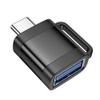 Adapter OTG USB C do USB A Hoco 3A UA31C czarny