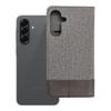 Etui z klapką na Samsung A56 5G Gomma Book szare
