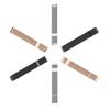 DUX DUCIS pasek MILANESE magnetyczny ze stali nierdzewnej 22 mm czarny