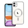 Futerał do iPhone 11 Electro Mag Cover zgodny z MagSafe srebrny