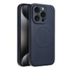 Futerał do iPhone 15 PRO Silicone Mag Cover zgodny z MagSafe tytanowy niebieski