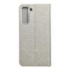 Kabura LUNA Book Gold do SAMSUNG S21 FE srebrny