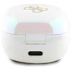 GUESS słuchawki bezprzewodowe bluetooth TWS GUTWSJ144ESH (Mini Iridescent 4G Printed Logo) białe