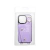 Futerał do iPhone 13 Wonder z portfelem liliowy