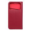 Etui z klapką na iPhone 17 PRO Smart Pro Book skórzane bordowe