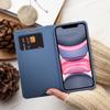 Etui z klapką na iPhone 17 PRO Luna Book Carbon niebieskie