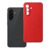 Futerał do Samsung A36 Silicone Mag Cover zgodny z MagSafe czerwony