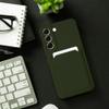 Futerał do Samsung A35 5G Card Case zielony