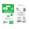 Karta pamięci microSD 64GB class 10 UH-1 U3 V3 A2 Hoco zielona