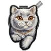 NIMMY zawieszka magnetyczna DENIM FASHION BRITISH SHORTHAIR CAT czarna