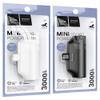 Powerbank Hoco 3000 mAh z wbudowanym złączem USB C J147 biały
