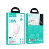 Ładowarka sieciowa do telefonu Hoco USB C QC PD 30W N62 biała