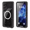 Futerał do Samsung S25 ULTRA Shellbox MARS wodoodporny z metalowym ringiem czarny