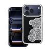 Etui na iPhone 18 Pro Max / 17 Pro Max Teddy Bear srebrne