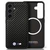 BMW futerał do SAMSUNG S25 kompatybilny z MagSafe BMHMS25S24PUCILK (PU Carbon Metal Logos) black