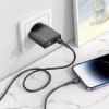 Ładowarka sieciowa do telefonu Hoco Slim USB A + USB C QC3.0 PD 3A 20W + kabel USB C do Lightning N38 czarna