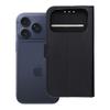 Etui z klapką na iPhone 17 PRO MAX antykradzieżowe 4Card RFID tech fabric czarne