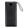 Powerbank Veger C20 (W2047 / W2059) 20000 mAh z wbudowanymi kablami Micro USB / Typ C / Lightning czarny