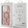 GUESS futerał do IPHONE 15 Pro Max kompatybilny z MagSafe GUHMP15XHGCUSTGP (IML GCUBE) różowy