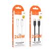 Kabel USB C do USB C Hoco PD 5A 240W 1 m X115 czarny