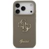 GUESS futerał do IPHONE 17 Pro GUHCP17LSC4GSMW (Silicone W/ Big 4G Script) brązowy