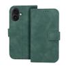 Etui z klapką na iPhone 16 Tender Book zielone
