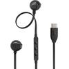 Słuchawki przewodowe douszne USB C JBL 305C czarne