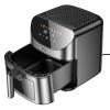 Frytkownica beztłuszczowa Air Fryer Hoco z ekranem dotykowym i okienkiem 8L 1700W HE21 czarna