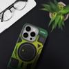 Etui na iPhone 16 PRO MAX Forcell F-Protect Levels Dual Layer 4D technology zgodne z MagSafe Military Drop-Test cyber green