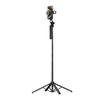 WiWU - Selfie stick Wi-SE012 z funcją tripoda i podwójną, wbudowaną lampą LED