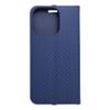 Etui z klapką na iPhone 16 PRO Luna Book Carbon niebieskie