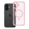Futerał do iPhone 16 PLUS Full Matte Mag Cover zgodny z MagSafe jasnoróżowy