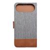 Etui z klapką na iPhone 17 AIR Jeans Book szare